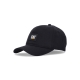 cappellino visiera curva uomo logo label unstructured cap PITCH BLACK