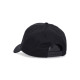 cappellino visiera curva uomo logo label unstructured cap PITCH BLACK