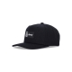 cappellino visiera curva uomo case 6 panel classic snapback BLACK