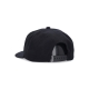 cappellino visiera curva uomo rush 6 panel classic snapback BLACK