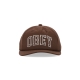 cappellino visiera curva uomo rush 6 panel classic snapback BROWN