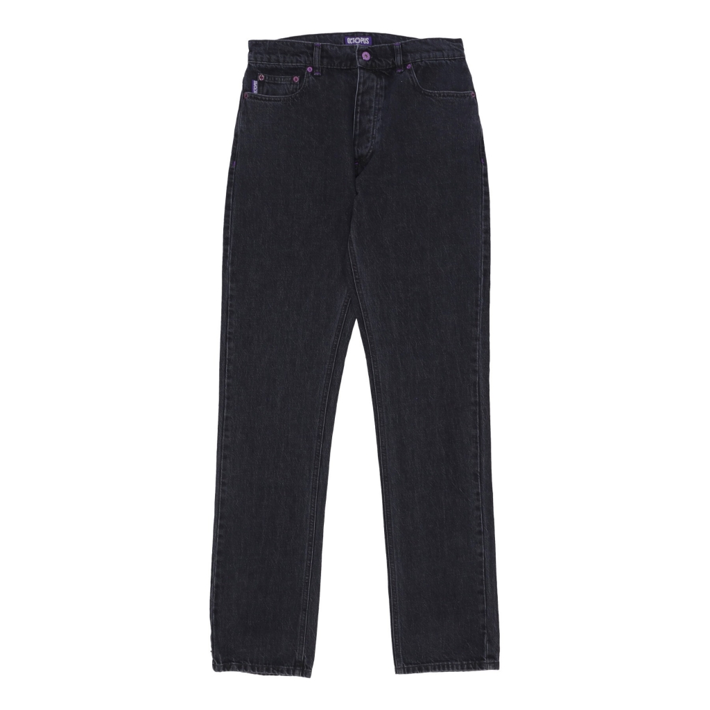 jeans uomo pockets regular denim BLACK