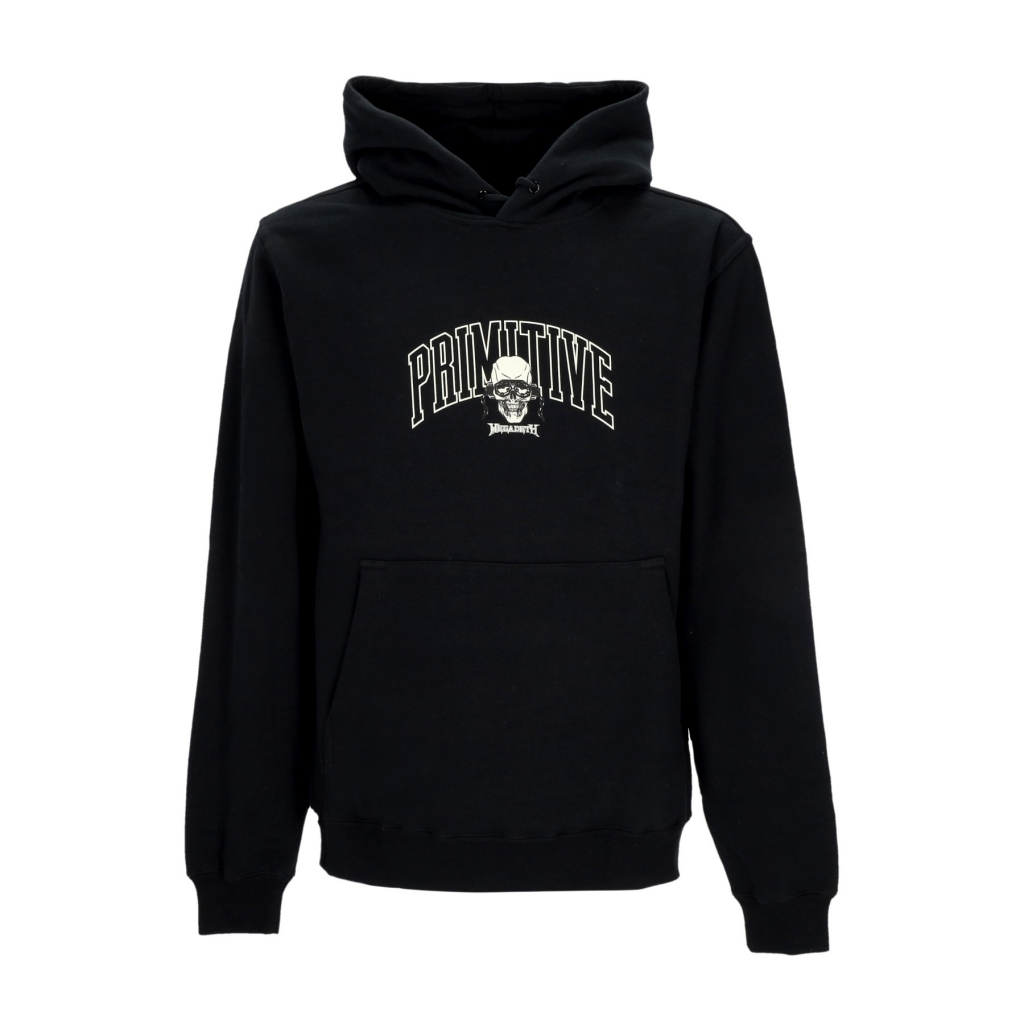 felpa cappuccio uomo birth hoodie x megadeth BLACK