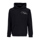 felpa cappuccio uomo santino hoodie BLACK