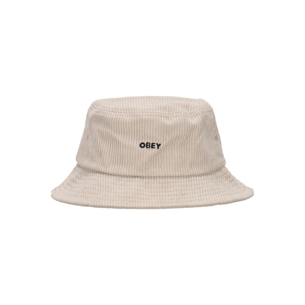 cappello da pescatore uomo bold cord bucket hat UNBLEACHED