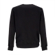 felpa girocollo uomo logo crewneck BLACK