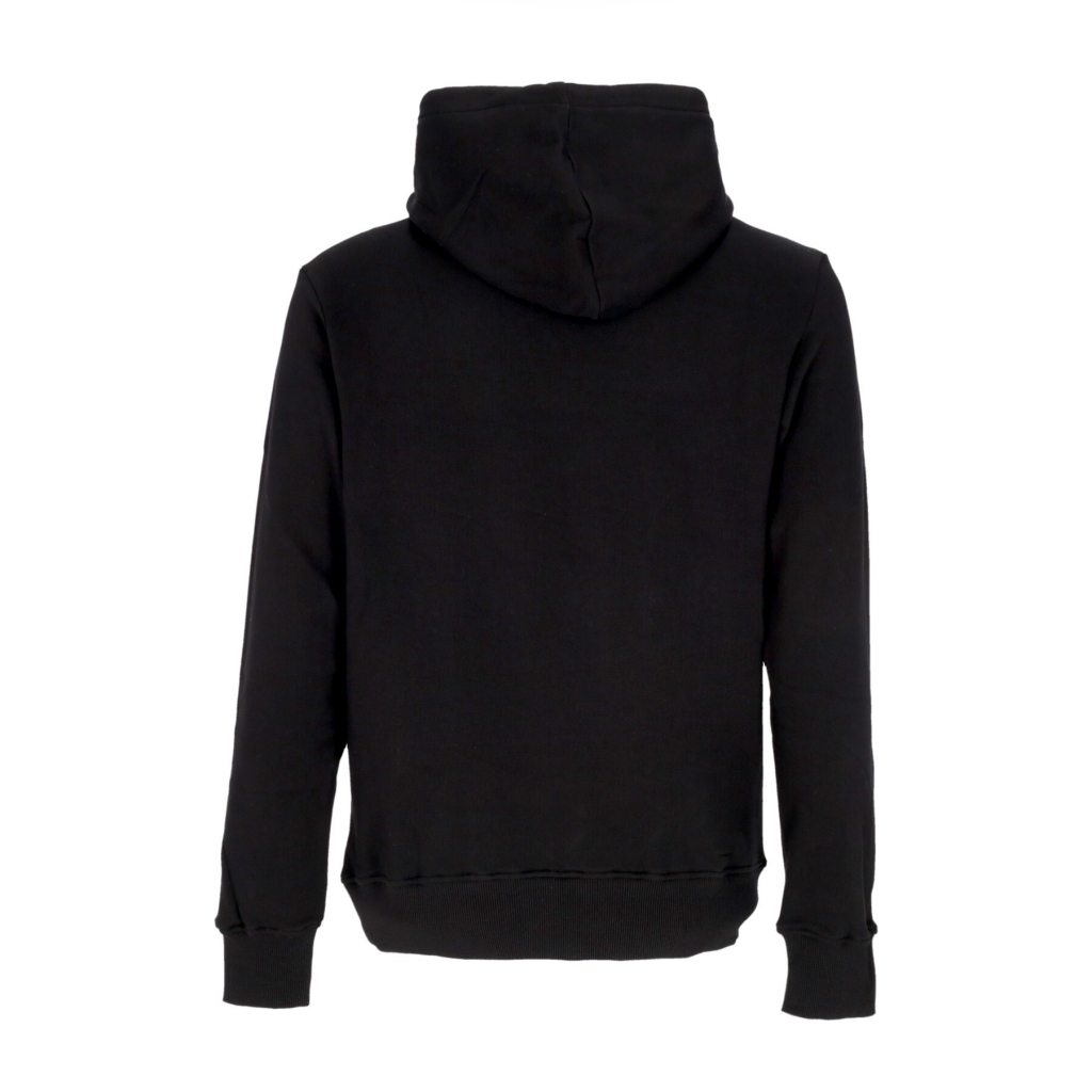 felpa cappuccio uomo logo hoodie BLACK