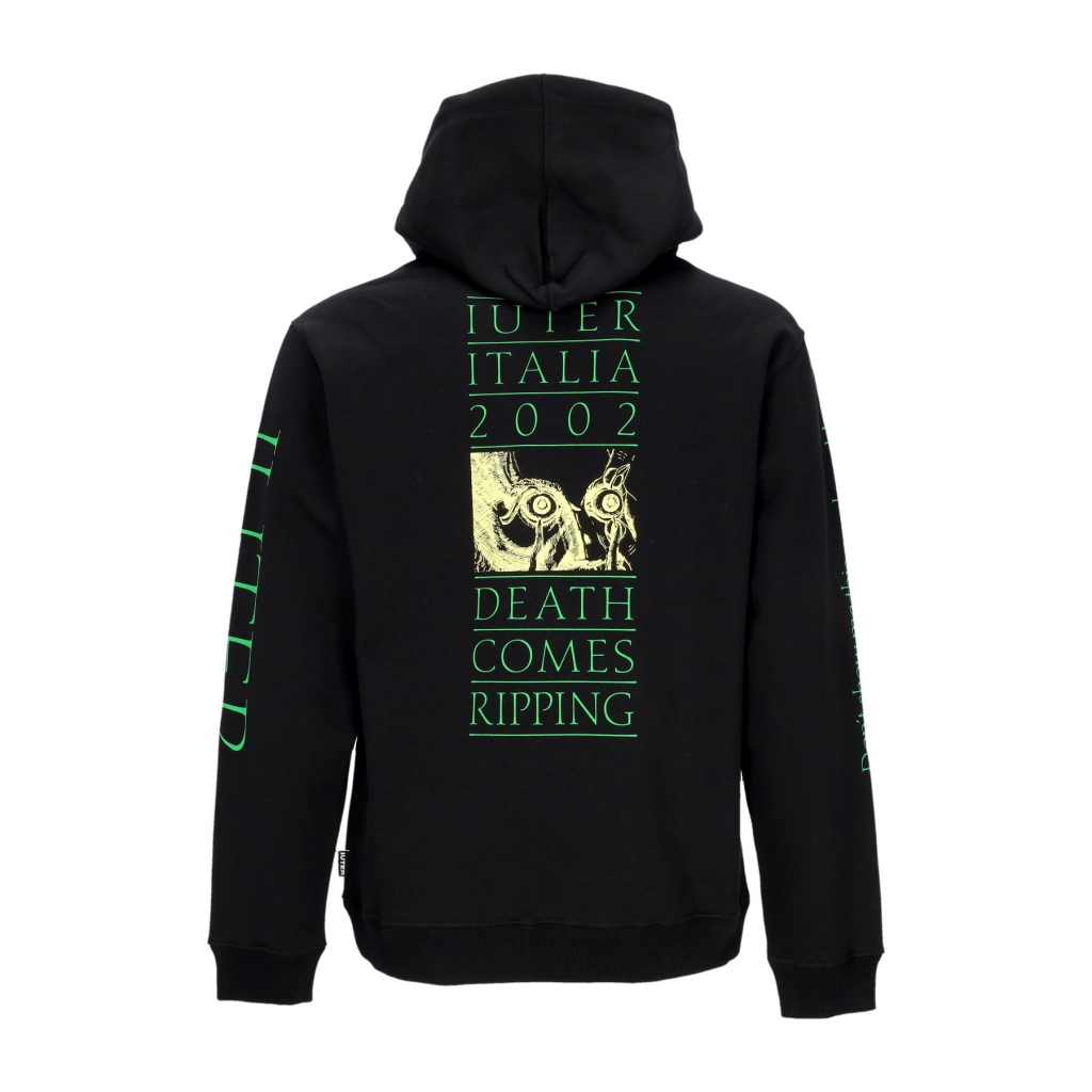 felpa cappuccio uomo cruel world hoodie BLACK