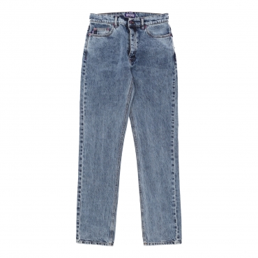 jeans uomo pockets regular denim BLUE BLEACHED