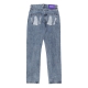 jeans uomo pockets regular denim BLUE BLEACHED