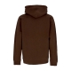 felpa cappuccio donna drifting on a daydream basic hooded fleece BROWN