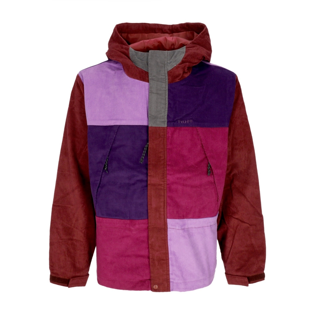 giubbotto uomo contrast cord mountain jacket BERRY