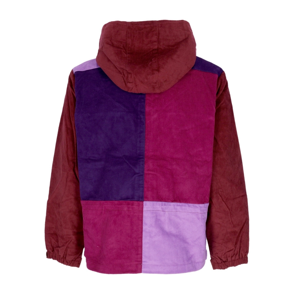 giubbotto uomo contrast cord mountain jacket BERRY