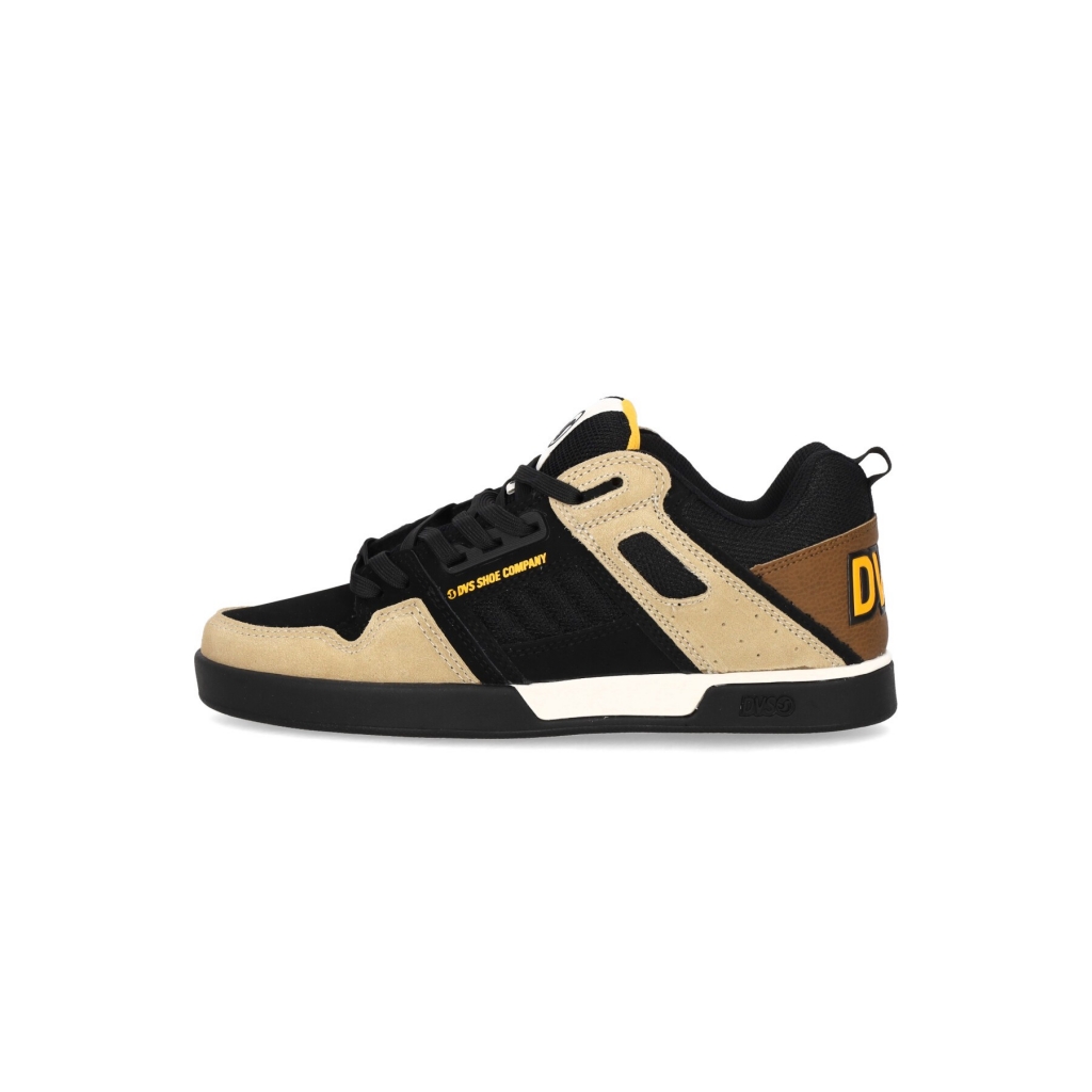 scarpe skate uomo comanche 20+ BLACK/TAN/YELLOW/SUEDE