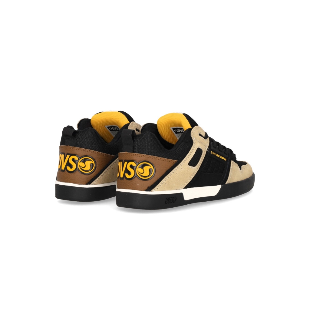 scarpe skate uomo comanche 20+ BLACK/TAN/YELLOW/SUEDE