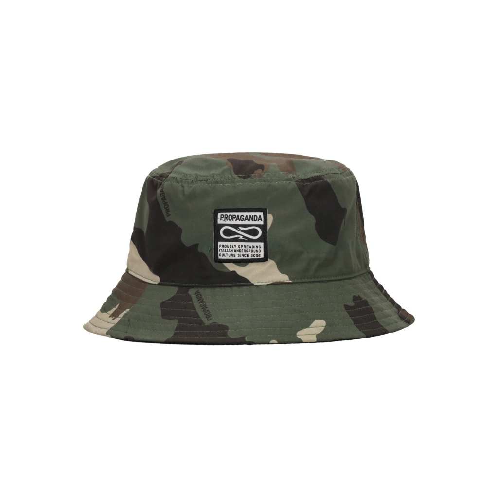 cappello da pescatore uomo label bucket CAMO