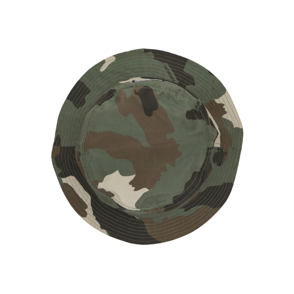 cappello da pescatore uomo label bucket CAMO