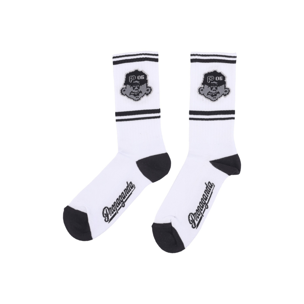 calza media uomo baseball socks WHITE