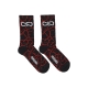 calza media uomo crack socks RED