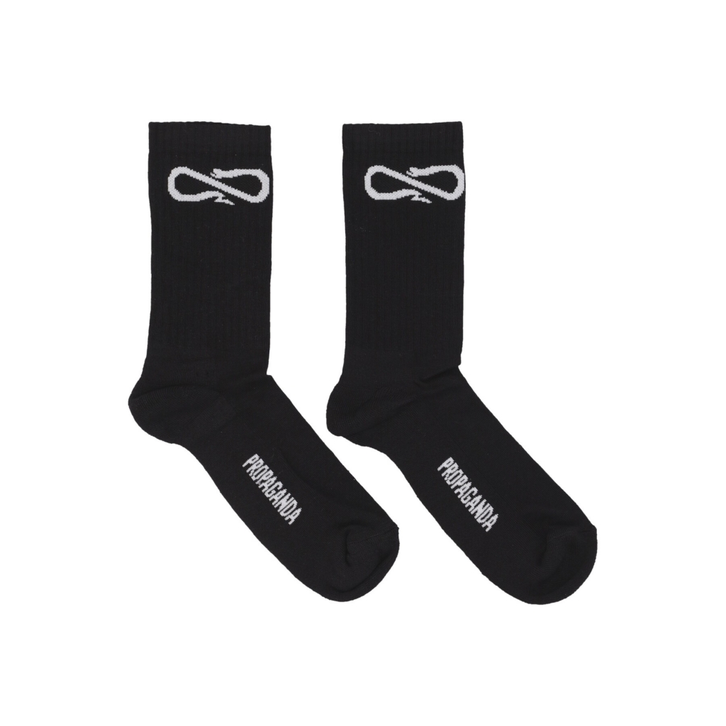 calza media uomo logo socks BLACK