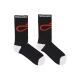 calza media uomo logo spin socks BLACK