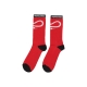 calza media uomo logo spin socks RED