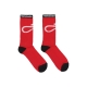 calza media uomo logo spin socks RED