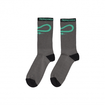 calza media uomo logo spin socks GREY