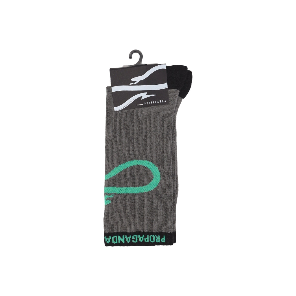 calza media uomo logo spin socks GREY