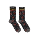 calza media uomo nightmare socks BLACK