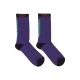 calza media uomo logo vertical socks VIOLET