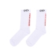 calza media uomo logo vertical socks WHITE