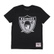 maglietta uomo nfl team logo tee upd oakrai BLACK