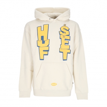 felpa cappuccio uomo anthem po hoodie BONE