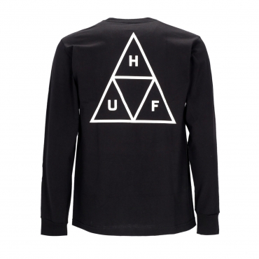 maglietta manica lunga uomo set triple triangle l/s tee BLACK