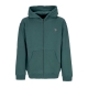 felpa cappuccio zip uomo horus full zip hoodie PINE