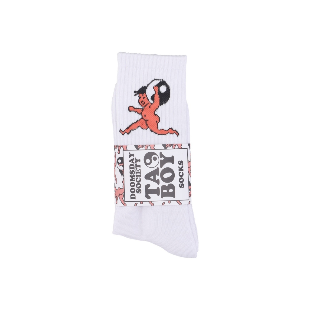 calza media uomo taoboy socks WHITE