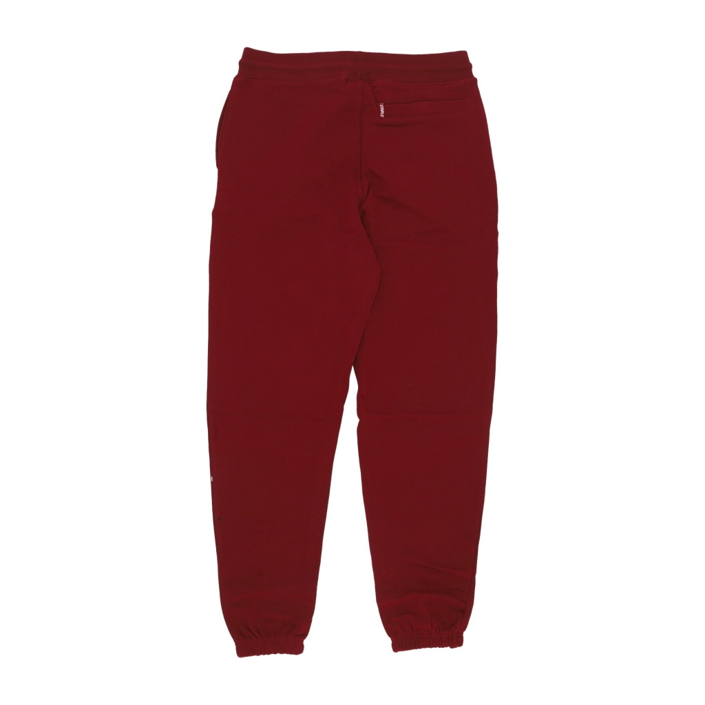 pantalone tuta leggero uomo flock logo sweatpant BURGUNDY