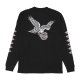 maglietta manica lunga uomo btg eagle summit l/s tee BLACK