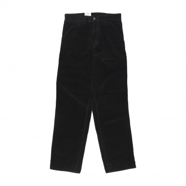 pantalone lungo uomo single knee pant BLACK RINSED