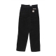 pantalone lungo uomo single knee pant BLACK RINSED