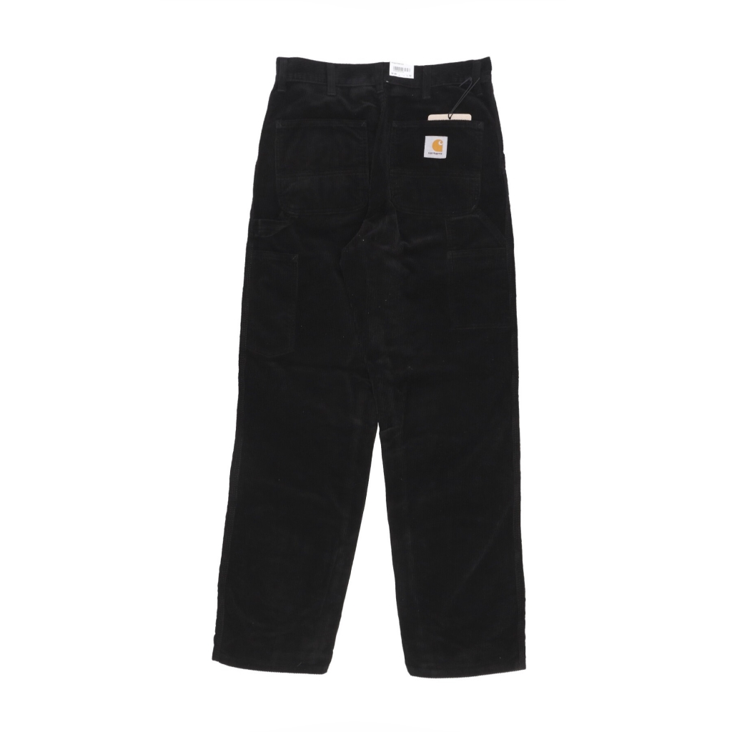 pantalone lungo uomo single knee pant BLACK RINSED