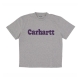 maglietta donna w bubbles tee GREY HEATHER/CASSIS