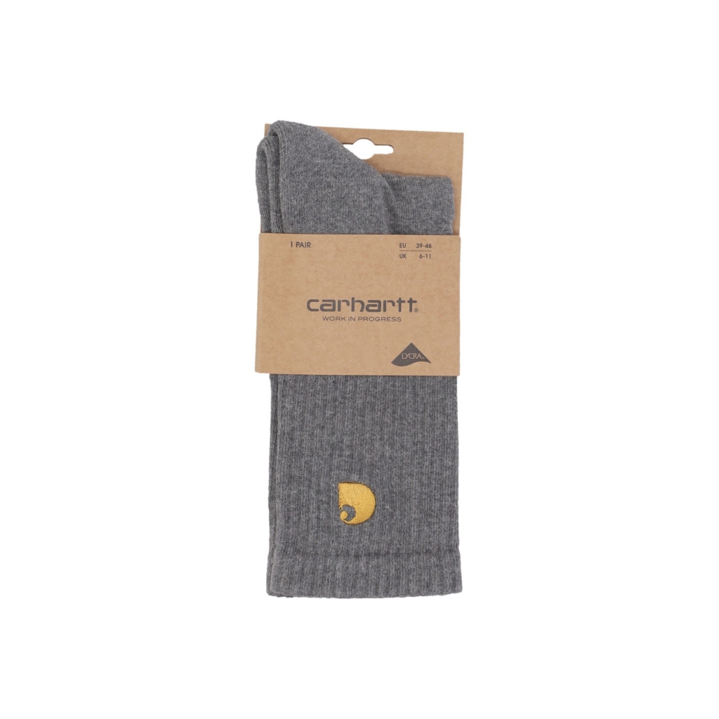 calza media uomo chase socks DARK GREY HEATHER