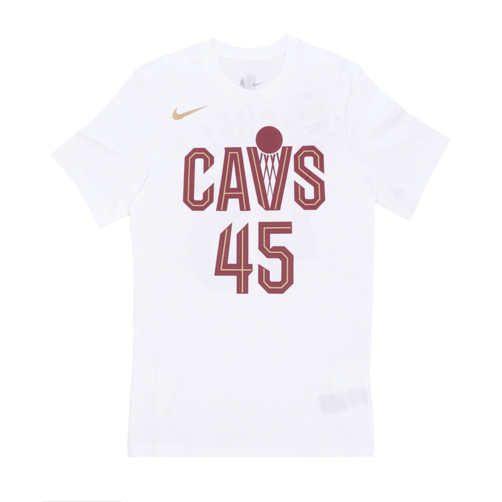 maglietta uomo nba essential tee no 45 donovn mitchelle clecav WHITE