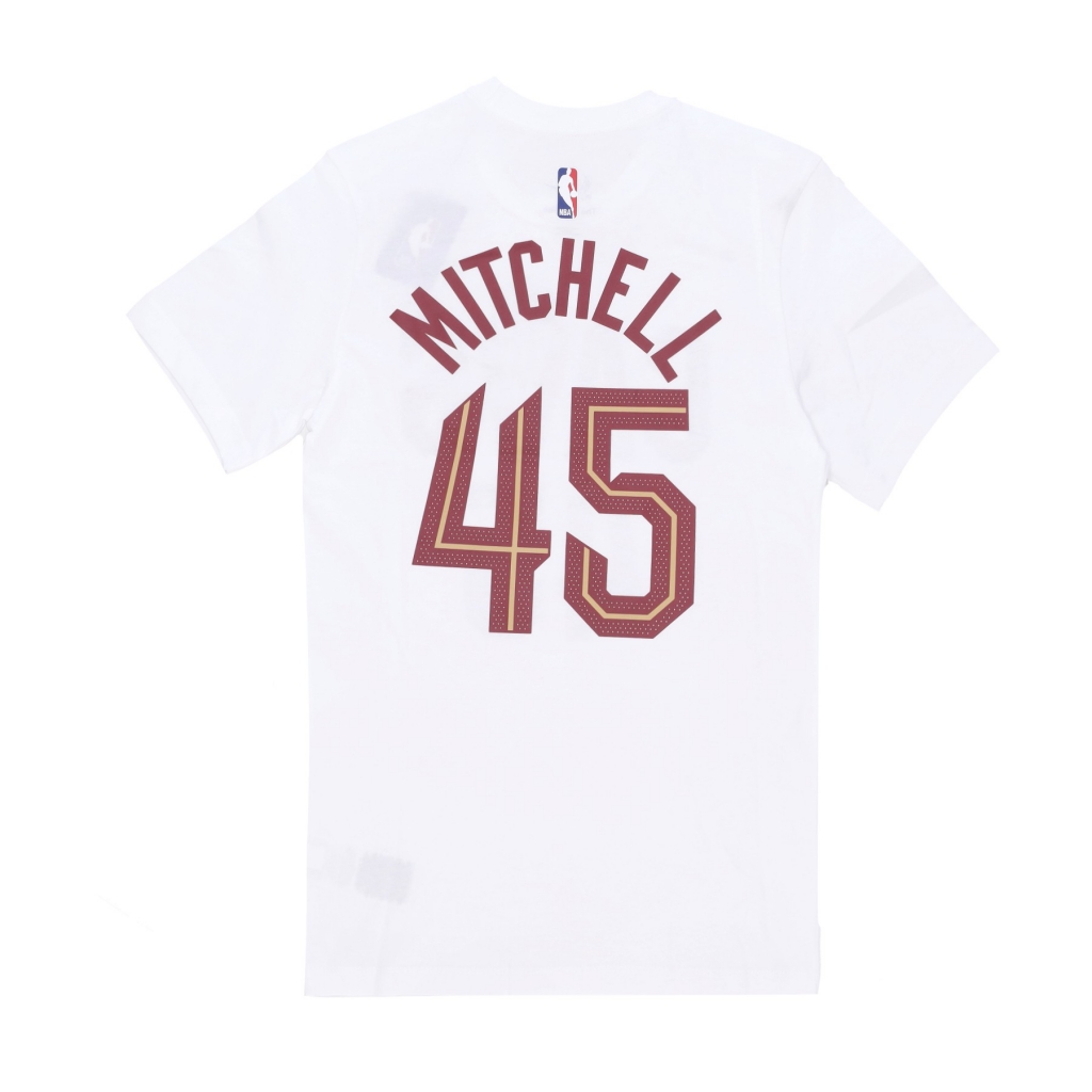 maglietta uomo nba essential tee no 45 donovn mitchelle clecav WHITE