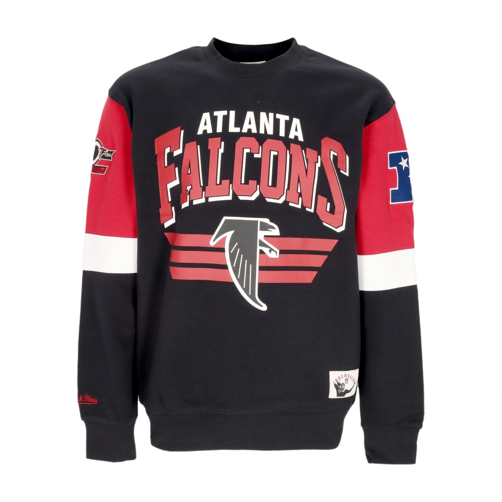 felpa girocollo uomo nfl all over crew 30 atlfal ORIGINAL TEAM COLORS