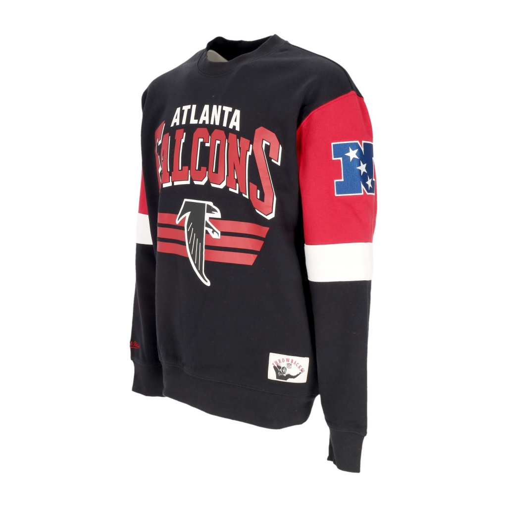 felpa girocollo uomo nfl all over crew 30 atlfal ORIGINAL TEAM COLORS