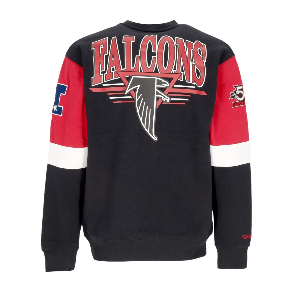 felpa girocollo uomo nfl all over crew 30 atlfal ORIGINAL TEAM COLORS