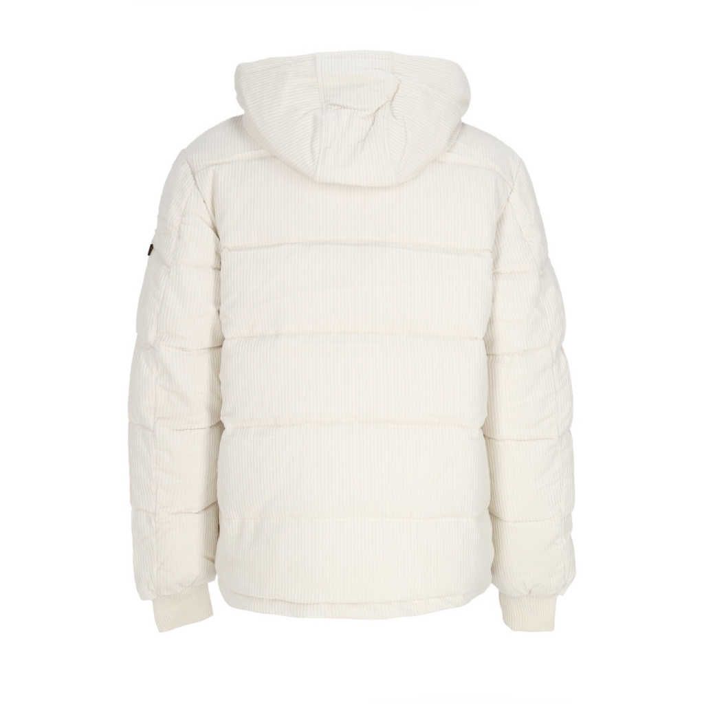 giubbotto uomo puffer cord JET STREAM WHITE